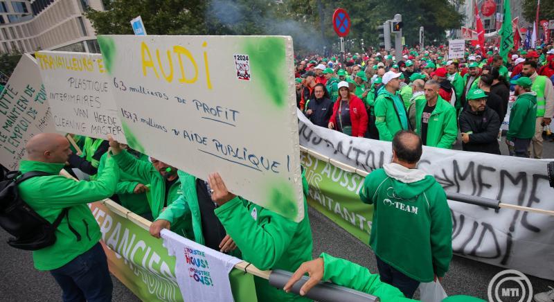 Megállapodással ért véget a sztrájk az Audi brüsszeli üzemében