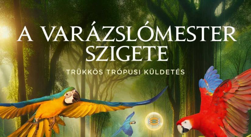 A Varázslómester szigete – Trükkös trópusi küldetés kiállítás és kalandjáték