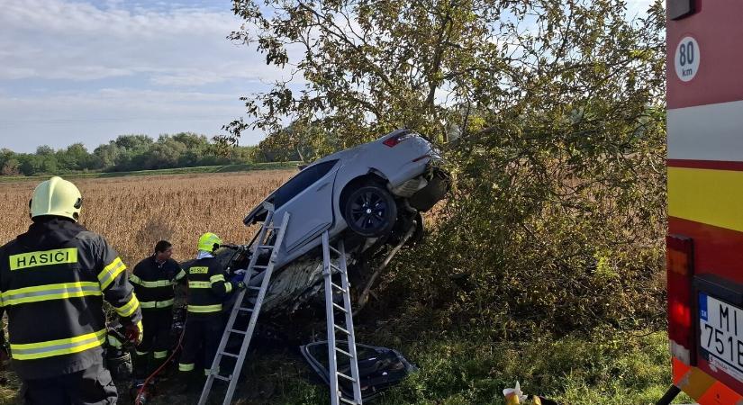 TRAGÉDIA: Egy jobb kanyarban kirepült az útról, fának csapódott a 23 éves sofőr