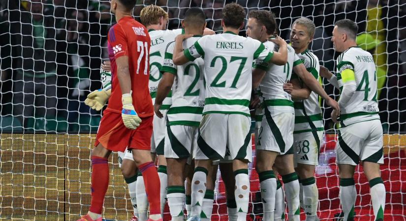 A Celtic lemosta a pályáról a Slovant