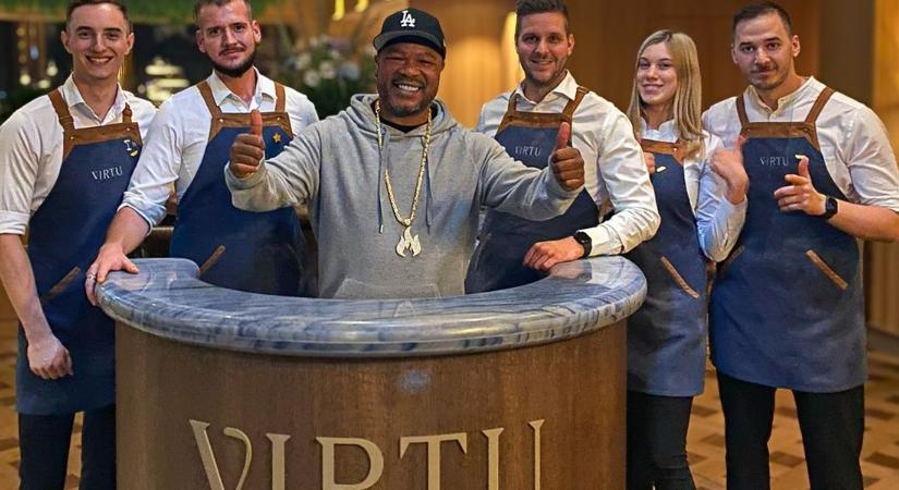 A budapesti VIRTU Restaurant-ban születésnapozott Xzibit