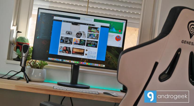 AOC Q27B3CF2 monitor teszt - több, mint egy irodai mindenes