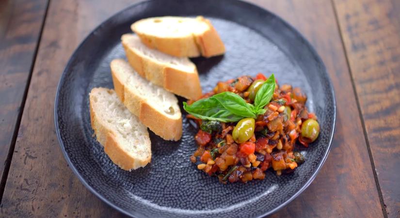 Caponata: szicíliai zöldséges egytálétel