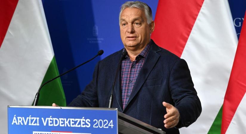 Orbán az árvízről: Csütörtökig kell lehozni a meccset