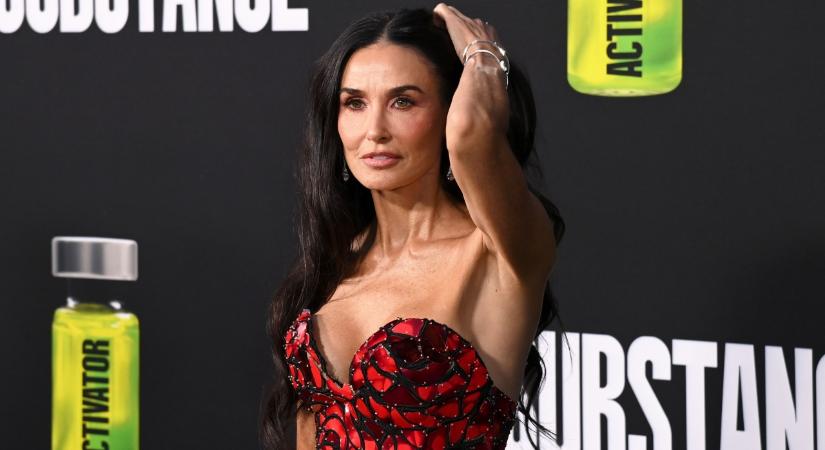 Lányai testvérének néz ki a 61 éves Demi Moore