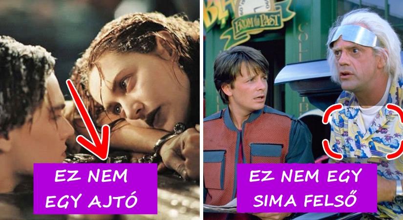 12 kulcsfontosságú részlet ikonikus filmekből, amik eddig talán elkerülték a figyelmünket