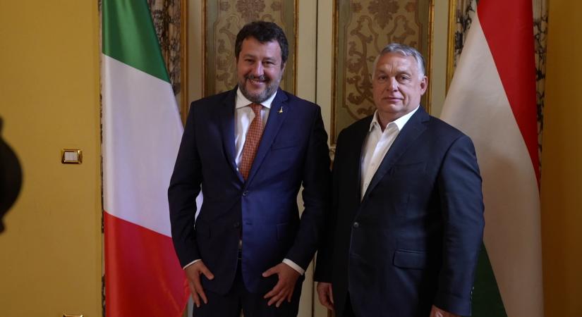 Migrációpolitika tekintetében tovább erősödik a szövetség Salvini és Orbán között  videó