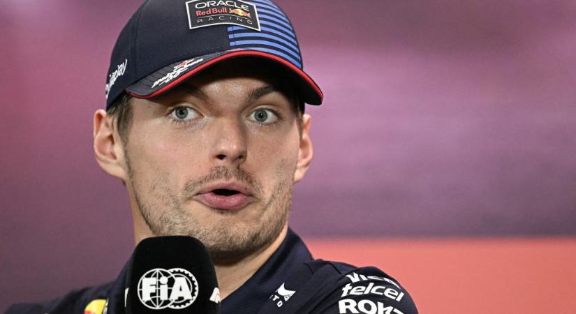 Furcsa büntetést kapott Verstappen azért, amit mondott