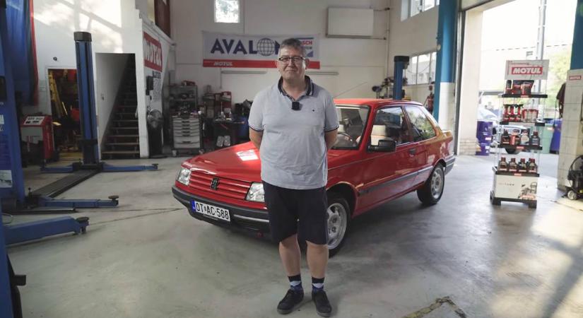 Vagy nagyon szereti, vagy túl sok szabadideje van - MűhelyPRN: Peugeot 309 1,9D – 1992.