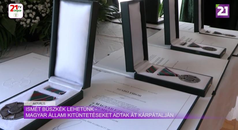 Aktuális (2024.09.20) Ismét büszkék lehetünk - magyar állami kitüntetéseket adtak át Kárpátalján (videó)