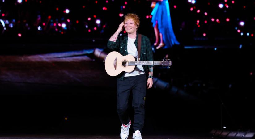 Ennek a csapatnak a mérkőzésén járt Ed Sheeran – videóval