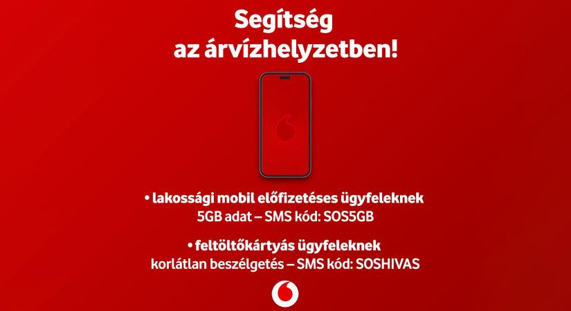 Három napig felhasználható 5GB mobilnetet vagy korlátlan beszélgetést ad ügyfeleinek a Vodafone