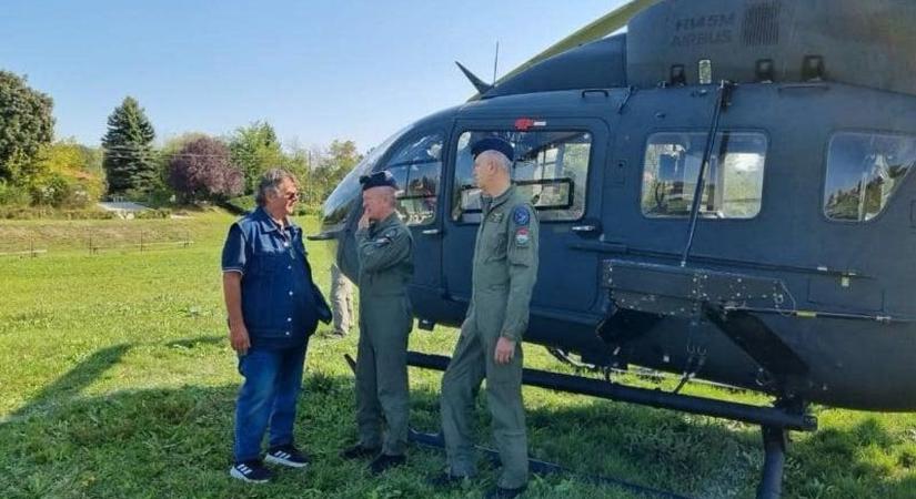 Kisoroszi saját helikoptert kapott az árvízvédelem idejére