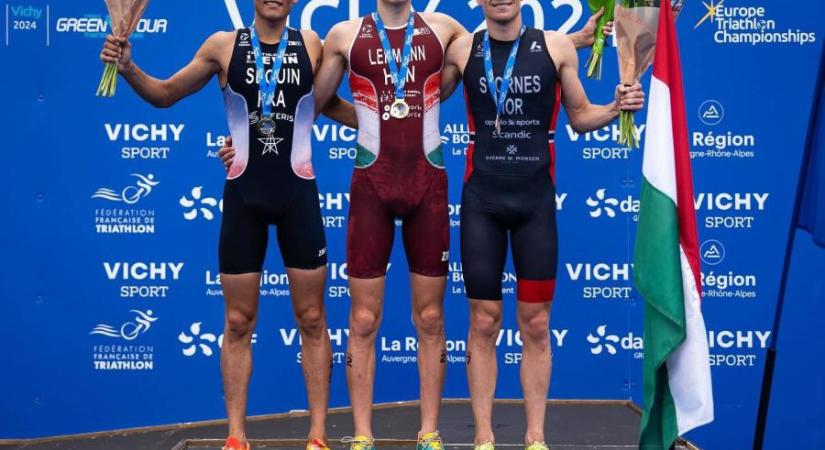 Lehmann Csongor aranyérmez szerzett a triatlon-Európa-bajnokságon