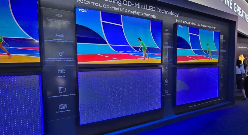 Ilyen működés közben az új generációs TCL Mini LED háttérvilágítás