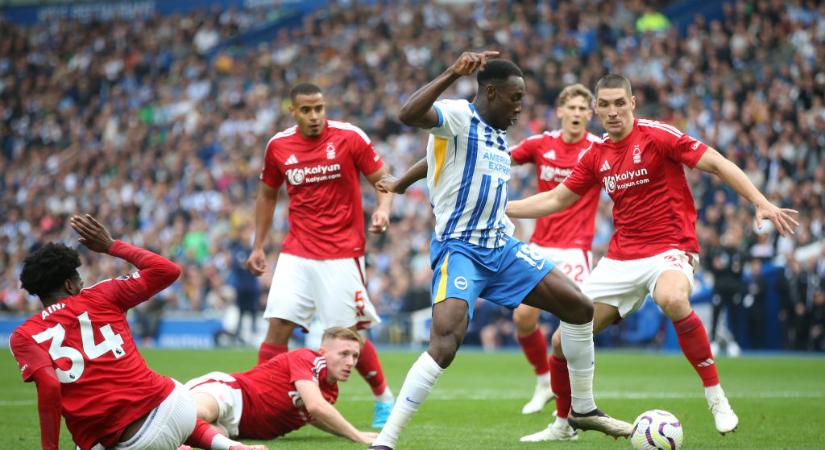 PL: hiába állt fel hátrányból a Brighton, végül csak egy pontot szerzett a Nottingham Forest ellen – videóval