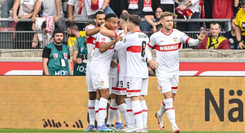 Bundesliga: hatgólos meccsen ütötte ki a VfB Stuttgart a Borussia Dortmundot! – videóval