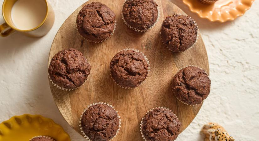 Sütőtökös csokis muffin