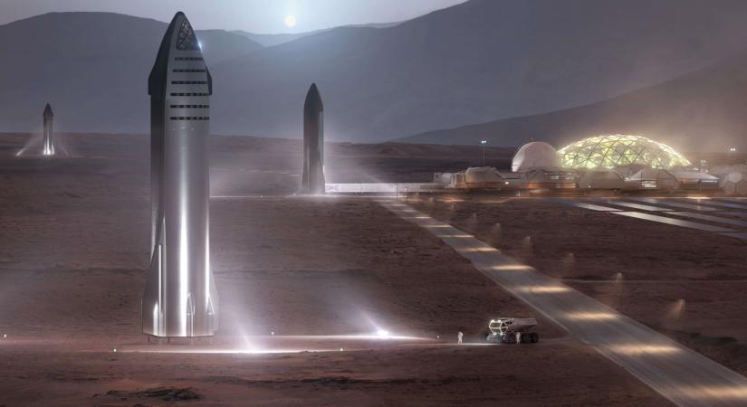 Öt Starship után embereket küldene a Marsra Musk és a SpaceX