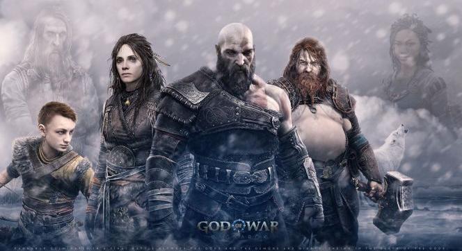 God of War Ragnarök PC – Kratos a PC-s monitorodon is odacsap