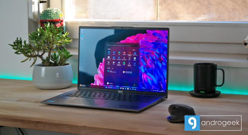 Acer Swift Go 16 teszt - mesterséges intelligencia kimaxolva