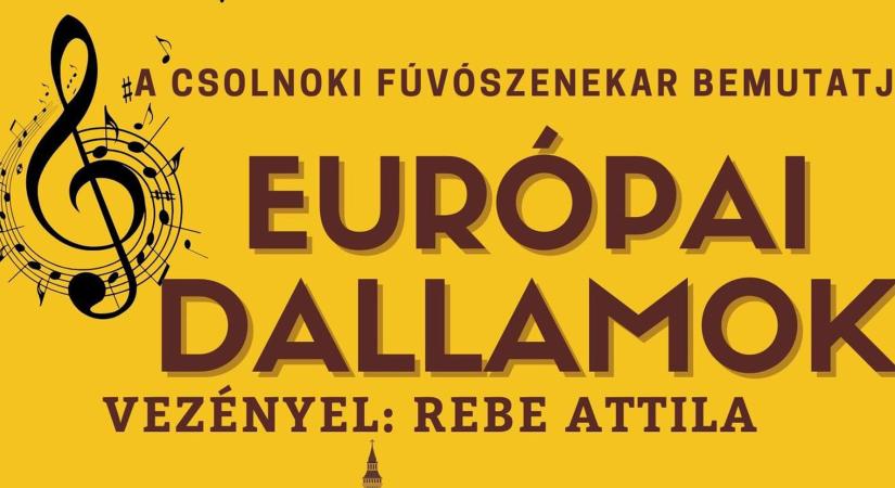 Európai Dallamok címmel koncertet rendeznek Csolnokon