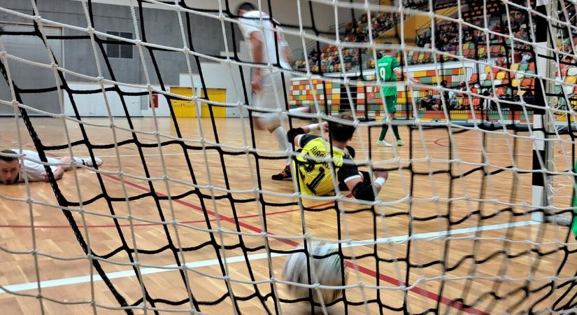 Éles meccs lett a végére a futsal bajnoki