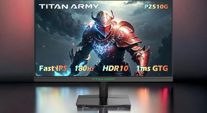 Titan Army P2510G gamer monitor teszt – Műanyag Titán Hadsereg