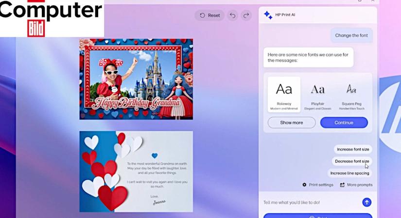 Ennek otthon és munka közben is örülni fog: a HP Print AI új korszakba vezeti a nyomtatást
