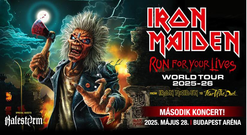 Duplafutást rendez Budapesten az Iron Maiden