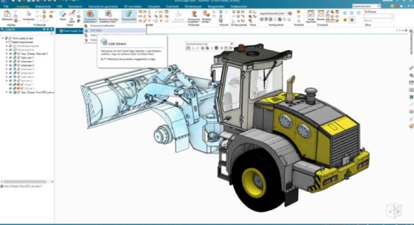 Autodesk Inventor és Solidworks adatok kezelése Solid Edge szoftverben