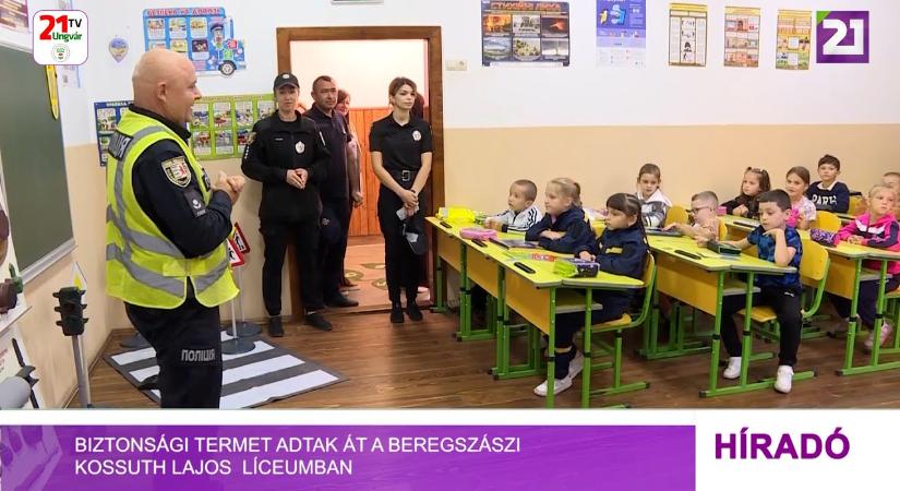 Biztonsági termet adtak át a Beregszászi Kossuth Lajos Líceumban (videó)