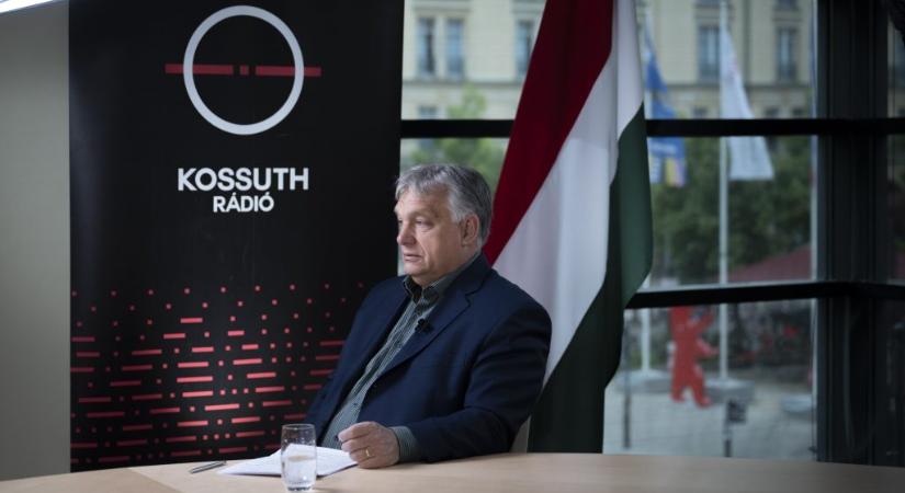 Orbán Viktor a Kossuth Rádiónak ad interjút