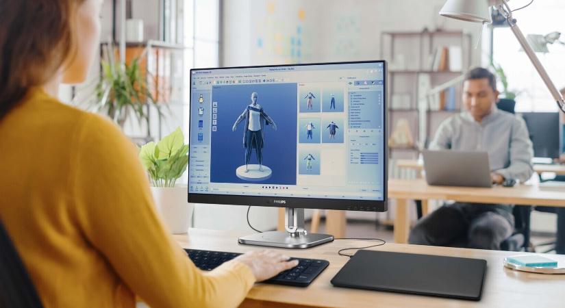 Jól felszerelt, 4K-s üzleti monitor a Philips értelmezése szerint