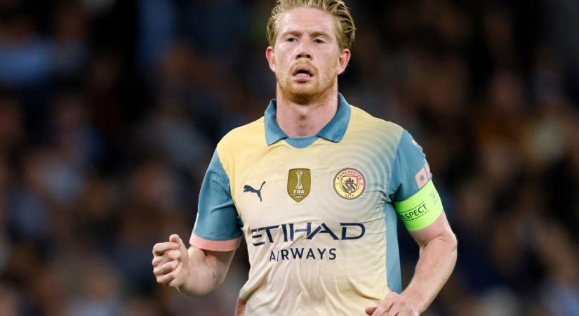 Manchester City: továbbra sem áll Pep Guardiola rendelkezésére Kevin De Bruyne