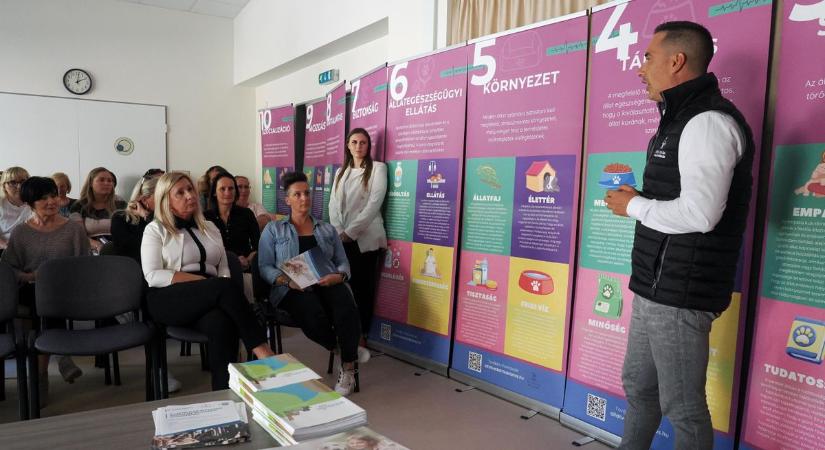 Állatvédelem: Veszprémben zárult a Pedagógus Roadshow