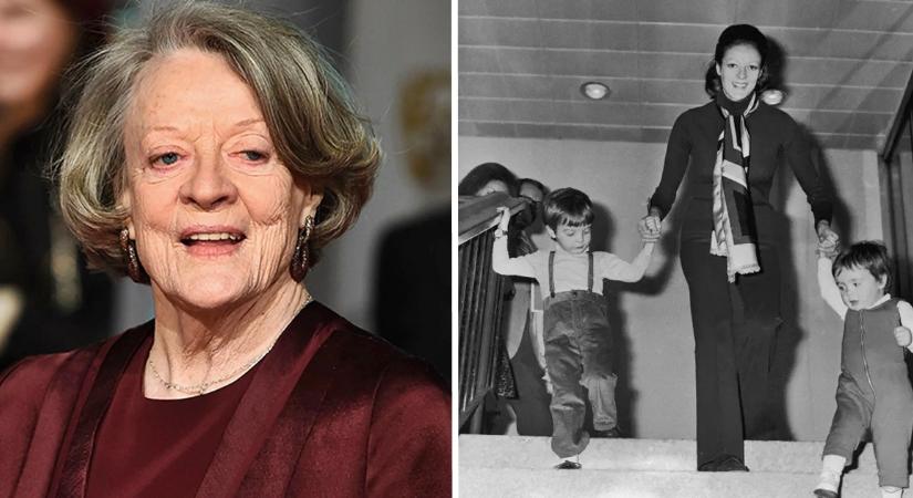 Így néz ki most Maggie Smith két fia – Mindketten híres színészekké váltak