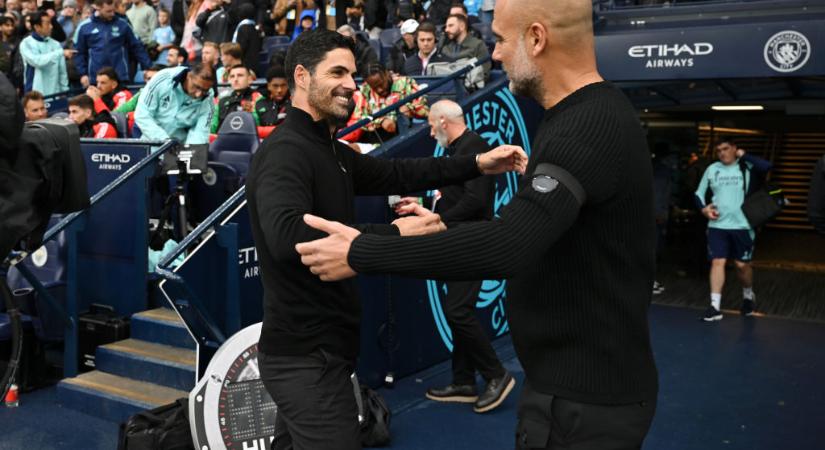 Továbbra is zajlik a “háború” Pep Guardiola és Mikel Arteta között