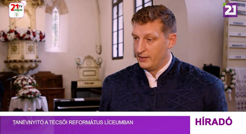 Tanévnyitó a Técsői Református Líceumban (videó)