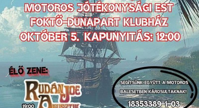 Hey, Hey, Hey! Szombaton kalózbuli Foktőn! – Pompás zenei kínálat a Pirates Family MC jótékonyági estjén