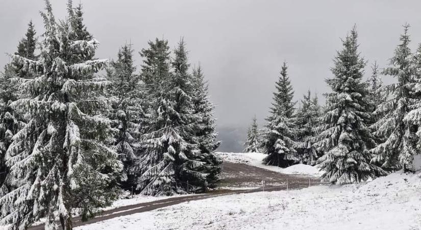 Ítéletidő és havazás a szomszédban