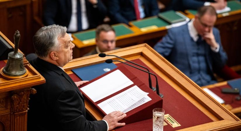 Orbán a parlamentben: Hazánk nehéz helyzetben volt, komoly veszély fenyegette