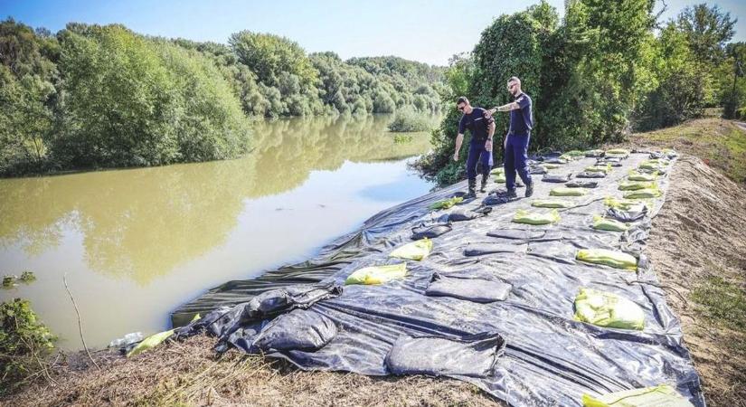 Ötösre vizsgázott az árvízi védekezés