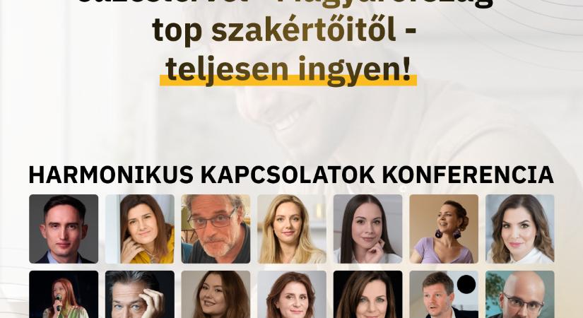 Fókuszban az emberi kapcsolatok: Harmonikus Kapcsolatok Konferencia 2024