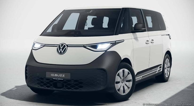 Lemezfelnikkel és fényezetlen lökhárítókkal teszi olcsóbbá az ID.Buzzt a VW