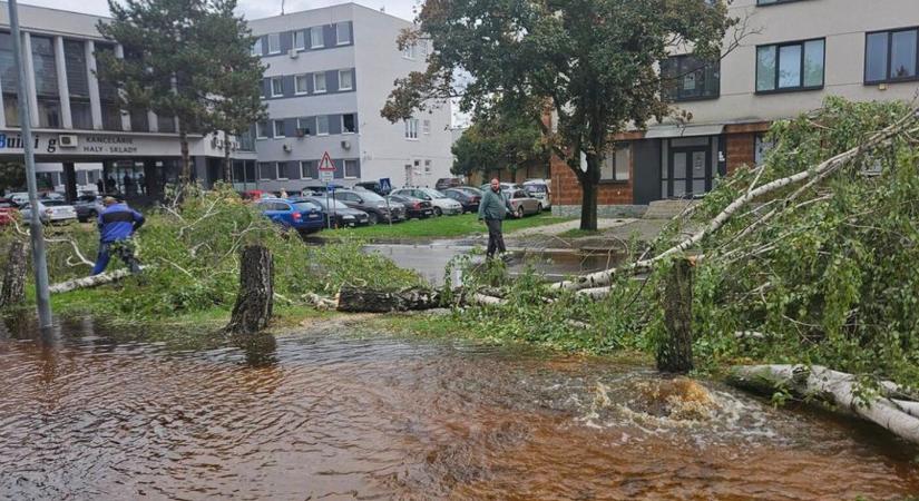 Csőtörés történt Galántán a Kodály Zoltán utcában