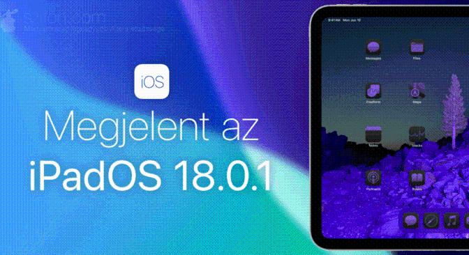 Megjelent az iPadOS 18.0.1 – fontos hibajavítások és végre frissíthető az M4-es iPad Pro is