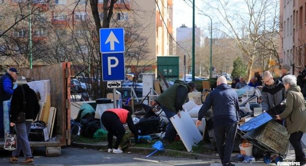 A Római városrészben folytatódik a lomtalanítás