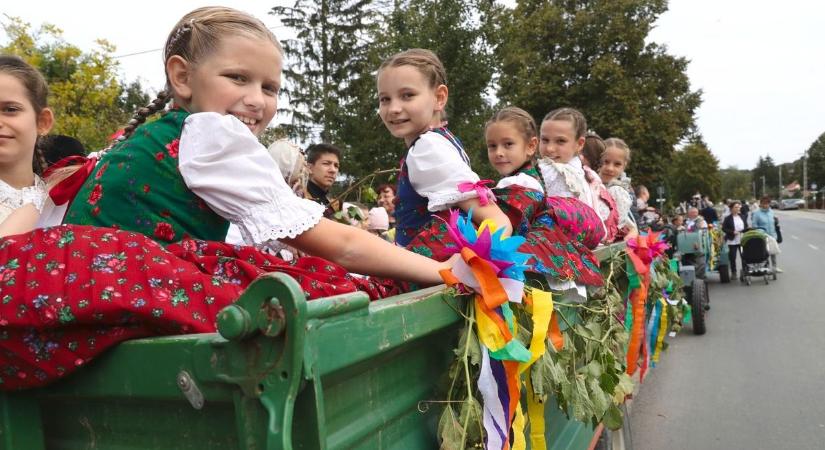 A szüreti felvonulás után bálban mulatoznak majd