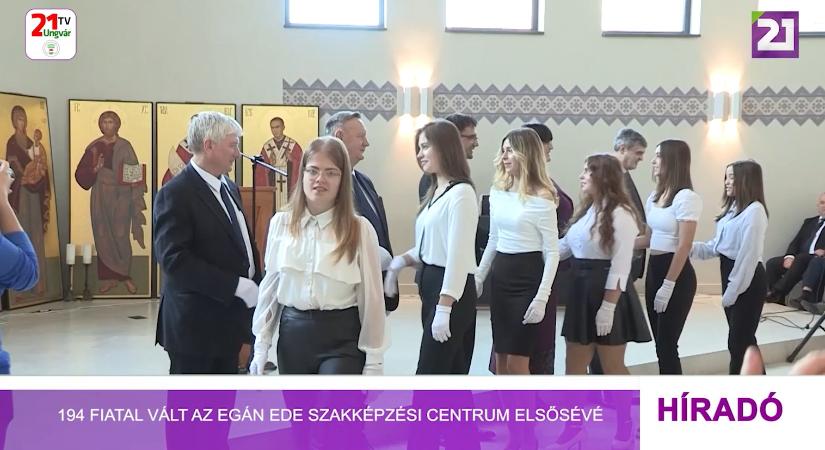 194 fiatal vált az Egán Ede Szakképzési Centrum elsősévé (videó)